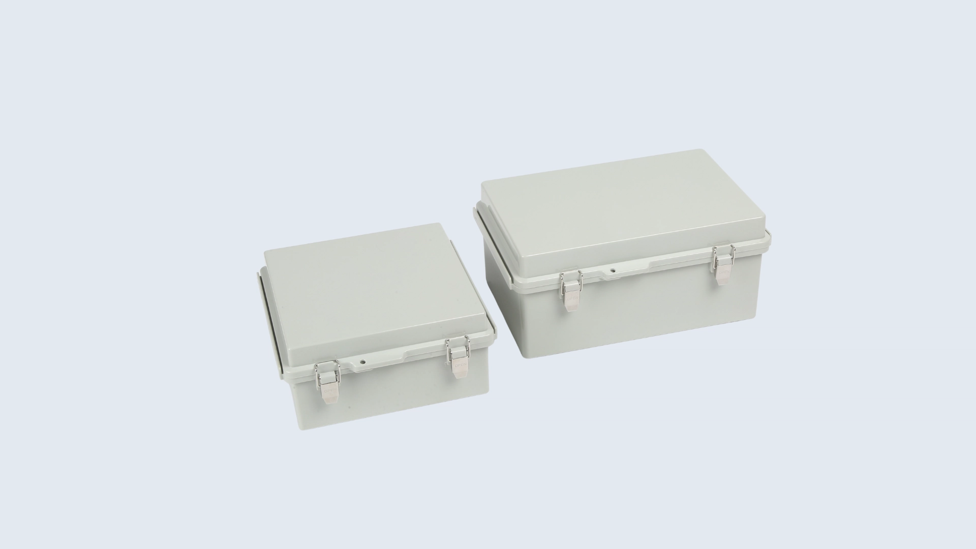 Opaque Cover Metal Latch Junction Enclosure